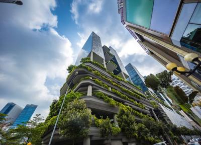 ترکیب مفهوم جنگل و هتل در معماری خیره کننده هتل پارک رویال سنگاپور