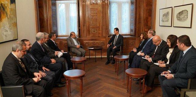 رایزنی دستیار ارشد ظریف با بشار اسد