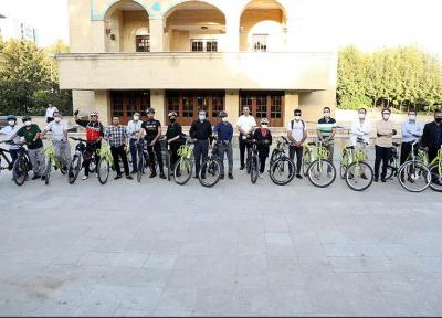 افتتاح جهت دوچرخه در بوستان تبادل نظر با رکاب زنی کاربران اپلیکیشن دوچرخه