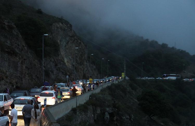 ترافیک سنگین و پرحجم در جاده های مازندران