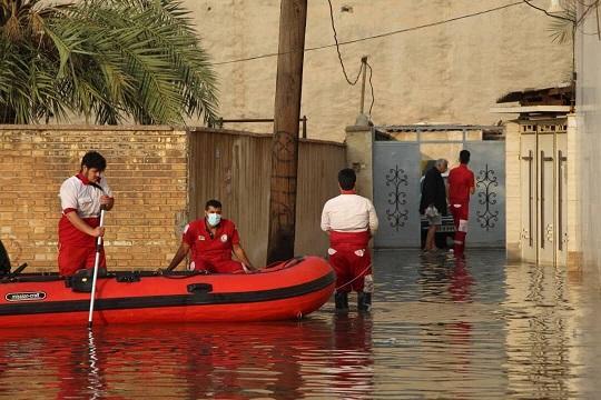 امدادرسانی به پنج هزار گرفتار در آبگرفتگی خوزستان