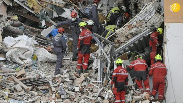 تور فرانسه: انفجار و ریزش ساختمان مسکونی در فرانسه